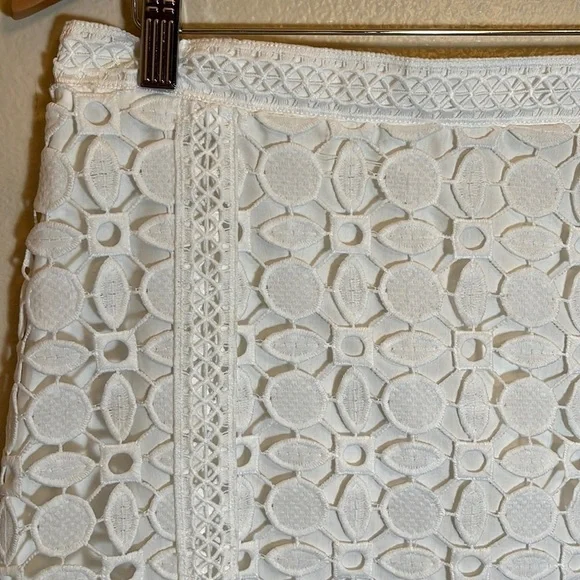 Topshop White Crochet Skirt - Picture 2 of 16